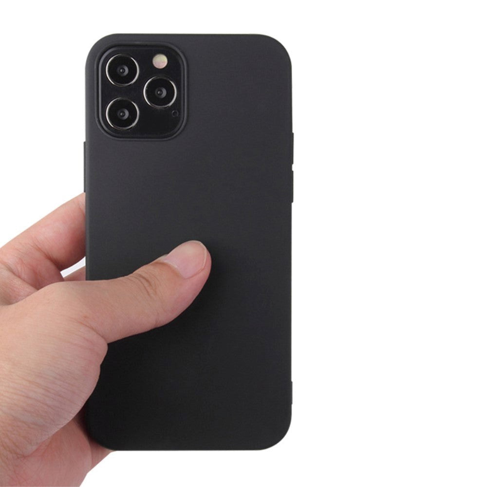 iPhone 14 Pro Fleksibelt Plastik Cover - Sort