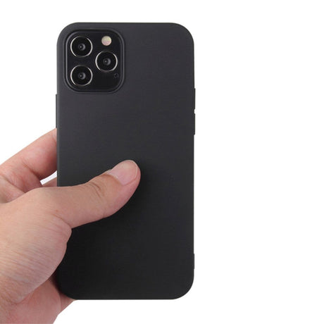 iPhone 14 Pro Fleksibelt Plastik Cover - Sort