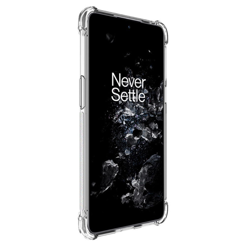 EIDERWOOD OnePlus 10T Fleksibel Plastik Cover m. Forstærkede Hjørner - Gennemsigtig