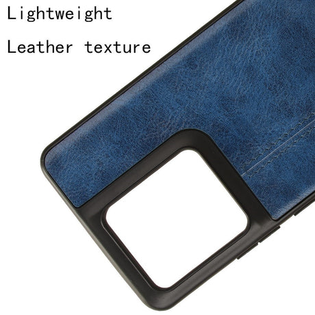 EIDERWOOD Motorola Edge 50 Pro Læderbelagt Plastik Cover - Blå