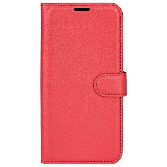 EIDERWOOD Motorola Edge 50 Ultra Litchi Læder Cover m. Pung - Rød