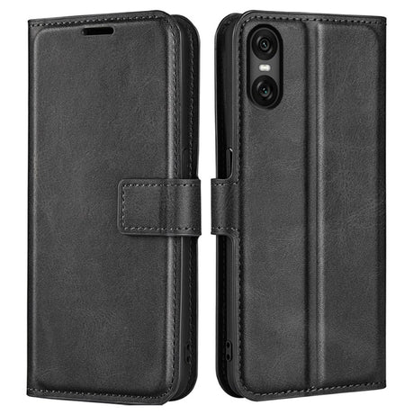 EIDERWOOD Sony Xperia 10 VI Kunstlæder Cover m. Kortholder & Ståfunktion - Sort