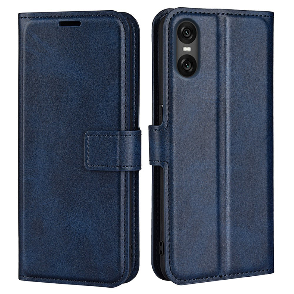 EIDERWOOD Sony Xperia 10 VI Kunstlæder Cover m. Kortholder & Ståfunktion - Blå