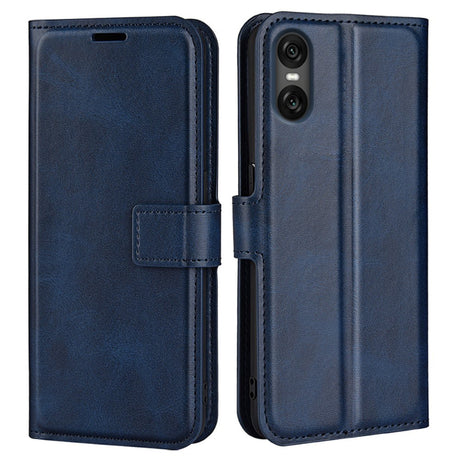 EIDERWOOD Sony Xperia 10 VI Kunstlæder Cover m. Kortholder & Ståfunktion - Blå