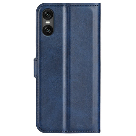 EIDERWOOD Sony Xperia 10 VI Kunstlæder Cover m. Kortholder & Ståfunktion - Blå