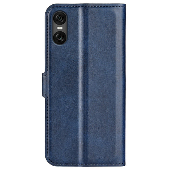 EIDERWOOD Sony Xperia 10 VI Kunstlæder Cover m. Kortholder & Ståfunktion - Blå