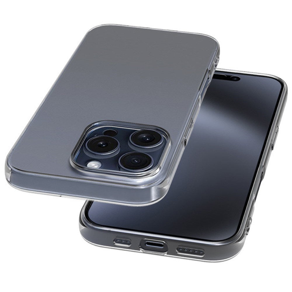 EIDERWOOD iPhone 16 Pro Fleksibelt Plastik Cover - Gennemsigtig