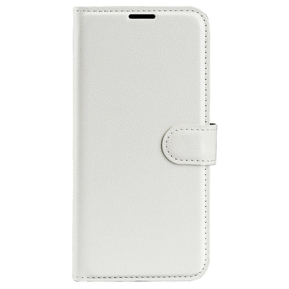 EIDERWOOD iPhone 16 Litchi Læder Cover m. Pung - Hvid