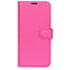 EIDERWOOD iPhone 16 Litchi Læder Cover m. Pung - Pink