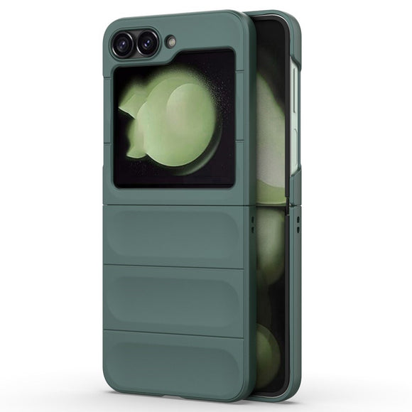 EIDERWOOD Samsung Galaxy Z Flip7 FE / Flip6 Fleksibelt Plastik Cover - Grøn