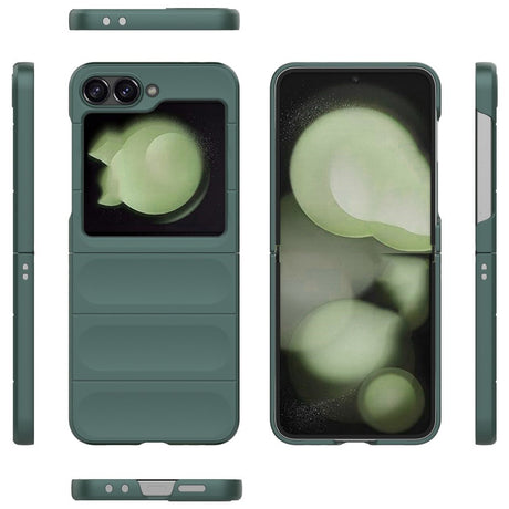 EIDERWOOD Samsung Galaxy Z Flip7 FE / Flip6 Fleksibelt Plastik Cover - Grøn