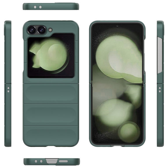 EIDERWOOD Samsung Galaxy Z Flip7 FE / Flip6 Fleksibelt Plastik Cover - Grøn
