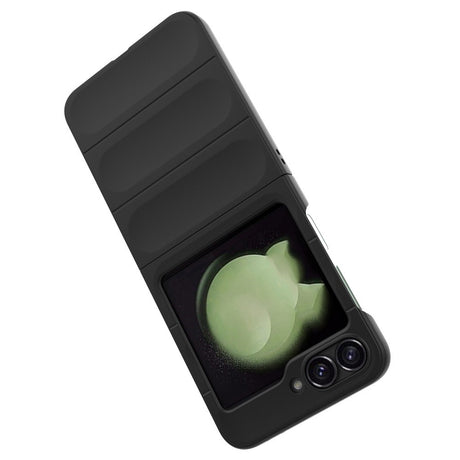EIDERWOOD Samsung Galaxy Z Flip7 FE / Flip6 Fleksibelt Plastik Cover - Sort