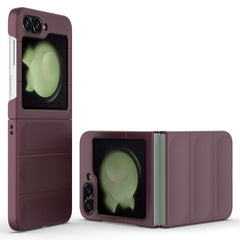 EIDERWOOD Samsung Galaxy Z Flip7 FE / Flip6 Fleksibelt Plastik Cover - Vinrød