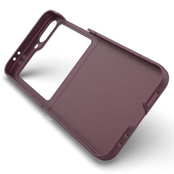 EIDERWOOD Samsung Galaxy Z Flip7 FE / Flip6 Fleksibelt Plastik Cover - Vinrød