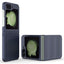 EIDERWOOD Samsung Galaxy Z Flip7 FE / Flip6 Fleksibelt Plastik Cover - Mørkeblå
