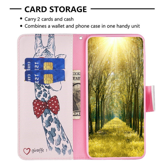 EIDERWOOD iPhone 16 Pro Læder Cover m. Pung & Ståfunktion - Giraf