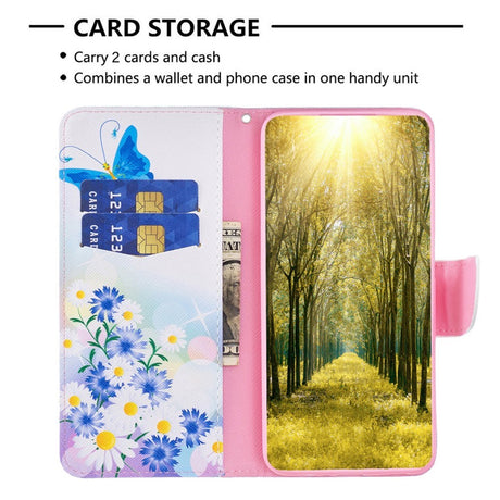 EIDERWOOD iPhone 16 Pro Læder Cover m. Pung & Ståfunktion - Sommerfugl & Blomster