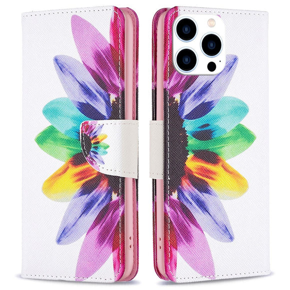 EIDERWOOD iPhone 16 Pro Max Læder Cover m. Pung & Ståfunktion - Solsikke