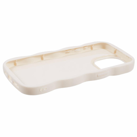 iPhone 15 Pro Max EIDERWOOD Fleksibelt Plastik Wavy Cover - Hvid