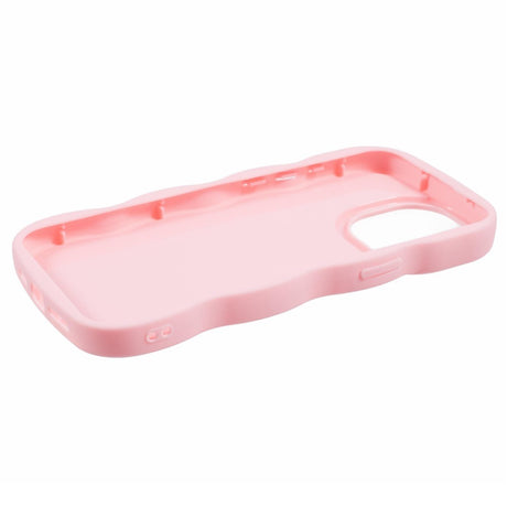 iPhone 15 Pro Max EIDERWOOD Fleksibelt Plastik Wavy Cover - Lyserød