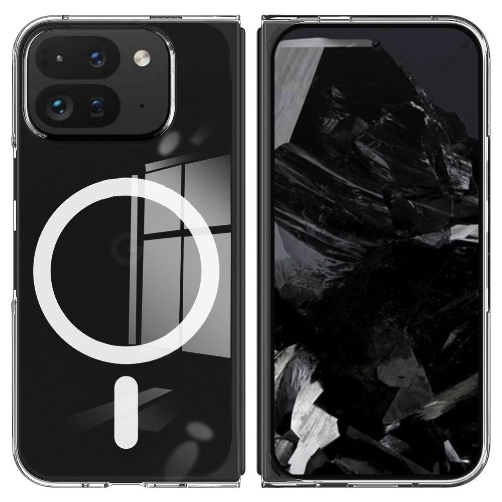 EIDERWOOD Google Pixel 9 Pro Fold (5G) Hybrid Cover - MagSafe Kompatibel - Gennemsigtig / Hvid