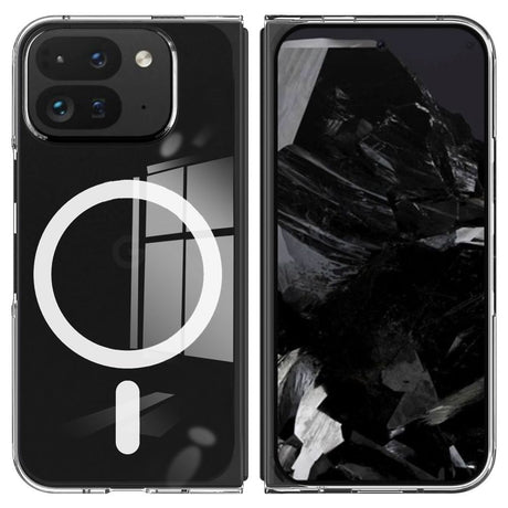 EIDERWOOD Google Pixel 9 Pro Fold (5G) Hybrid Cover - MagSafe Kompatibel - Gennemsigtig / Hvid