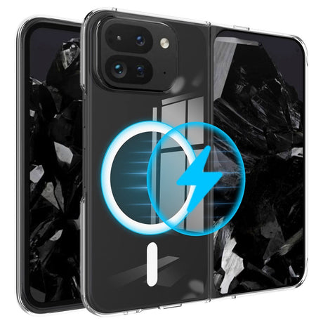 EIDERWOOD Google Pixel 9 Pro Fold (5G) Hybrid Cover - MagSafe Kompatibel - Gennemsigtig / Hvid