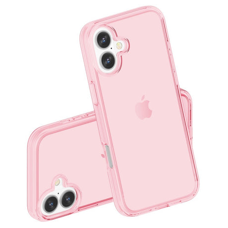 EIDERWOOD iPhone 16 Hybrid Cover - Gennemsigtig Lyserød