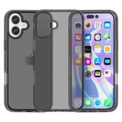 EIDERWOOD iPhone 16 Hybrid Cover - Gennemsigtig Sort