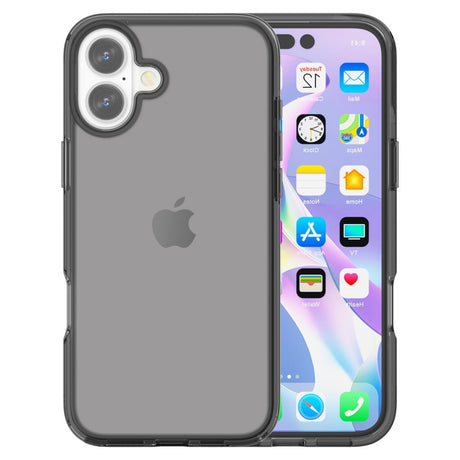 EIDERWOOD iPhone 16 Hybrid Cover - Gennemsigtig Sort