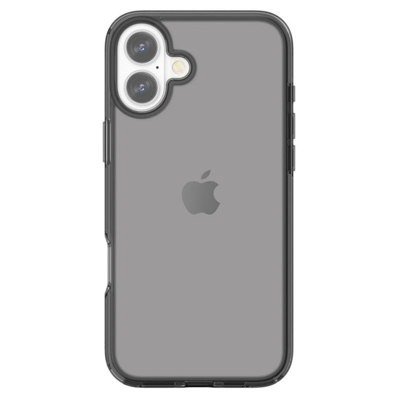 EIDERWOOD iPhone 16 Hybrid Cover - Gennemsigtig Sort