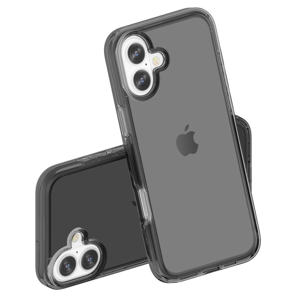 EIDERWOOD iPhone 16 Hybrid Cover - Gennemsigtig Sort