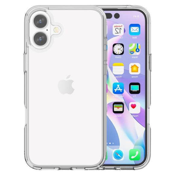 EIDERWOOD iPhone 16 Hybrid Cover - Gennemsigtig Hvid