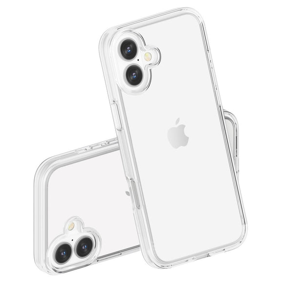 EIDERWOOD iPhone 16 Hybrid Cover - Gennemsigtig Hvid