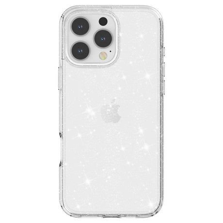 EIDERWOOD iPhone 16 Pro Max Hybrid Plastik Cover - Hvid Glitter