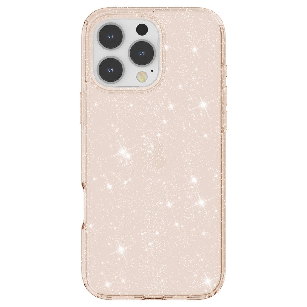 EIDERWOOD iPhone 16 Pro Max Hybrid Plastik Cover - Guld Glitter