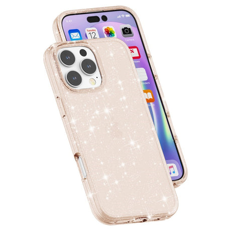 EIDERWOOD iPhone 16 Pro Max Hybrid Plastik Cover - Guld Glitter