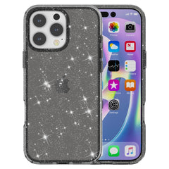 EIDERWOOD iPhone 16 Pro Max Hybrid Plastik Cover - Sort Glitter