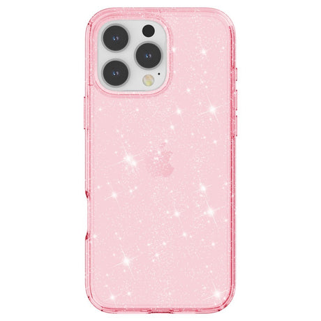 EIDERWOOD iPhone 16 Pro Hybrid Plastik Cover - Lyserød Glitter