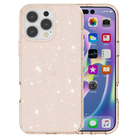 EIDERWOOD iPhone 16 Pro Hybrid Plastik Cover - Guld Glitter