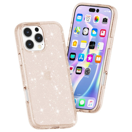 EIDERWOOD iPhone 16 Pro Hybrid Plastik Cover - Guld Glitter