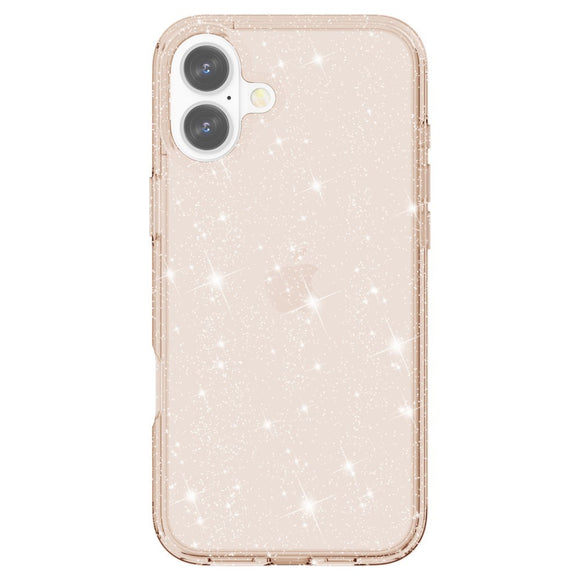 EIDERWOOD iPhone 16 Hybrid Plastik Cover - Guld Glitter