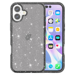 EIDERWOOD iPhone 16 Hybrid Plastik Cover - Sort Glitter