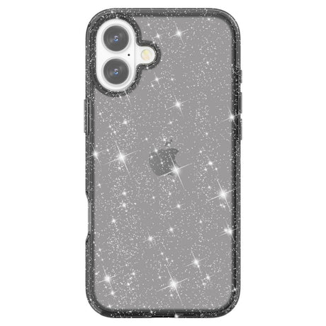 EIDERWOOD iPhone 16 Hybrid Plastik Cover - Sort Glitter