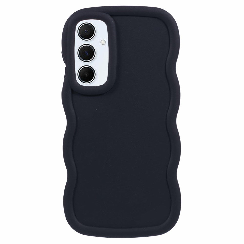 EIDERWOOD Samsung Galaxy A13 (5G) Fleksibelt Plastik Wavy Cover - Sort