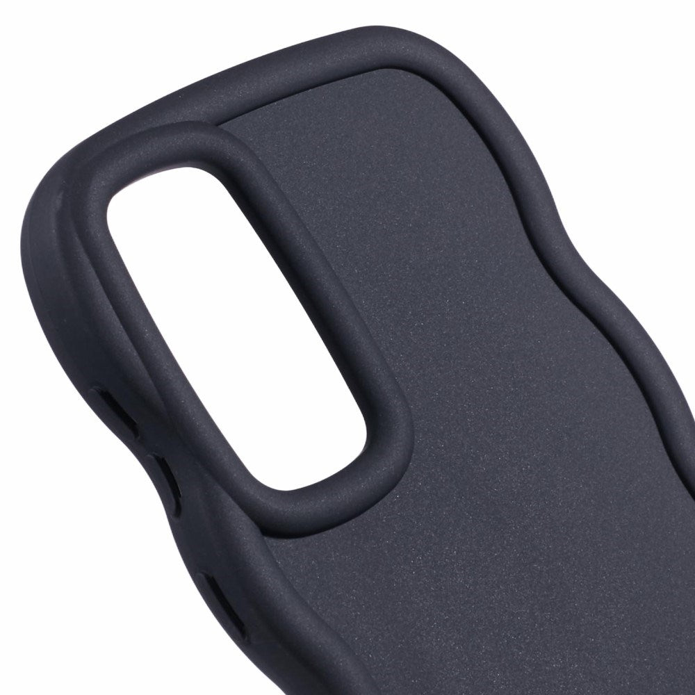 EIDERWOOD Samsung Galaxy A13 (5G) Fleksibelt Plastik Wavy Cover - Sort