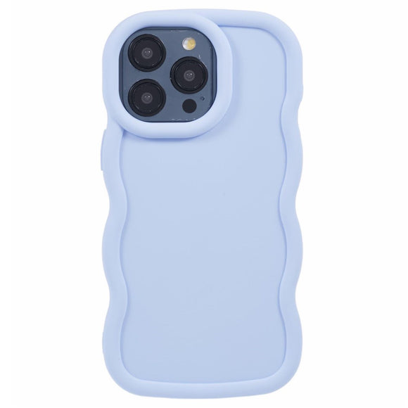 iPhone 15 Pro EIDERWOOD Fleksibelt Plastik Wavy Cover - Lilla