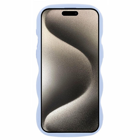iPhone 15 Pro EIDERWOOD Fleksibelt Plastik Wavy Cover - Lilla