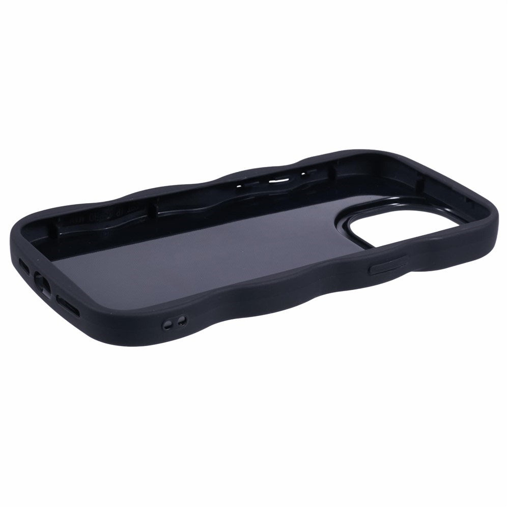 iPhone 14 Pro Max EIDERWOOD Fleksibelt Plastik Wavy Cover - Sort